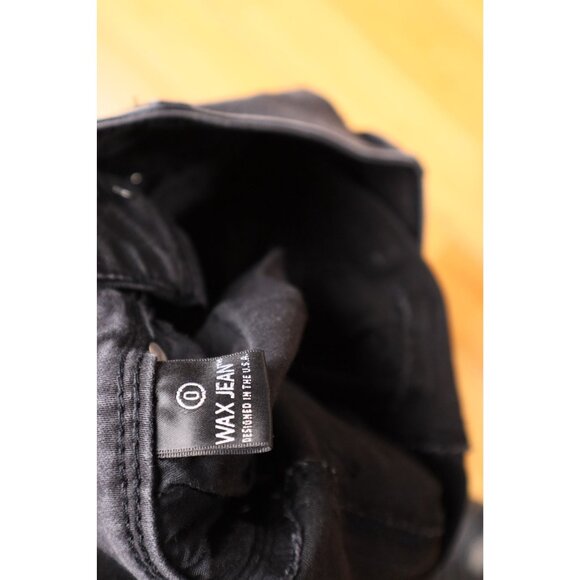 Wax Jean “Butt, I Love You” Black Skinny Jeans | Stretch Jeggings | Size 0 - Picture 4 of 7